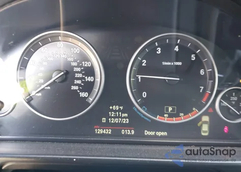 2013 BMW 5 Series 528I из США, поврежденный, VIN WBAXG5C58DD232145